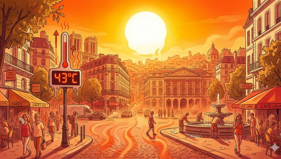 Samo danas oboreno više od 80 mesečnih temperaturnih rekorda u Francuskoj